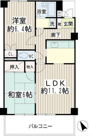 サニーテラス西寺尾の物件間取画像